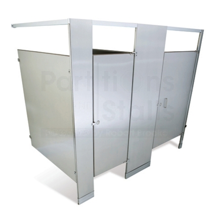 Bathroom Partitions - 3 Stalls Free Standing Left Hand