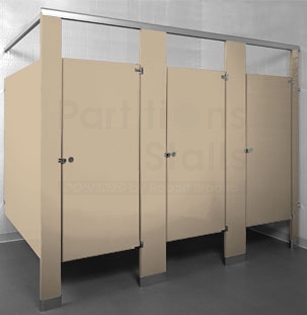 Bathroom Partitions - 1 Stall In Corner Left Hand